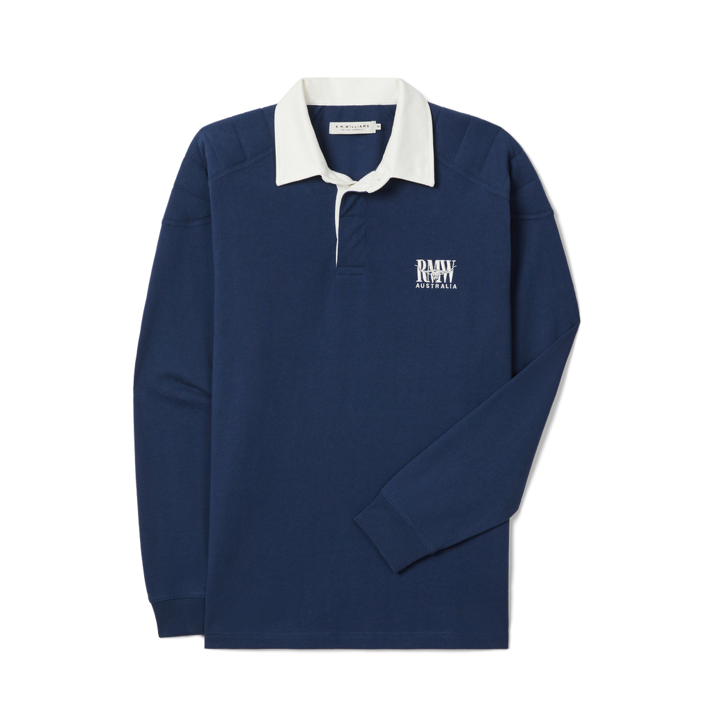 R.M.Williams Mens Classic R.M.W Rugby (KR200RJ18) Vintage Blue