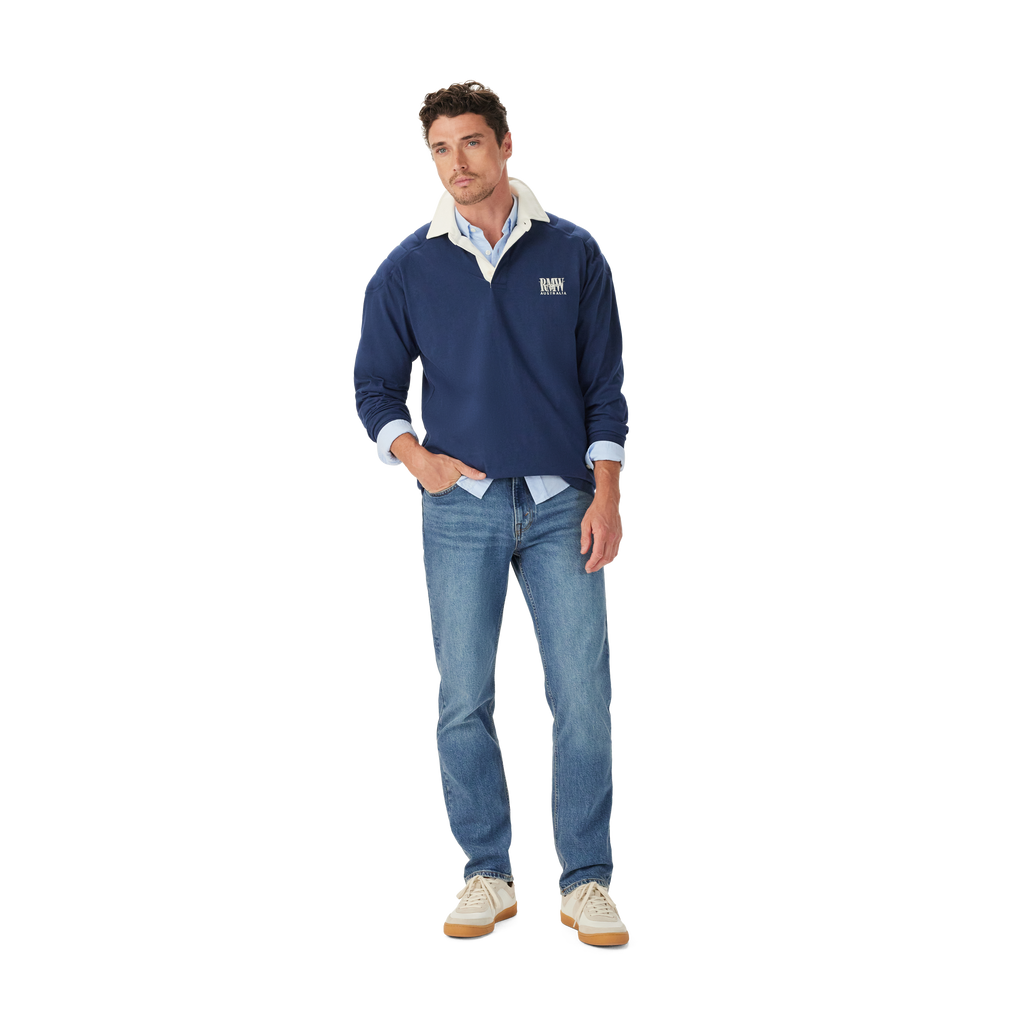 R.M.Williams Mens Classic R.M.W Rugby (KR200RJ18) Vintage Blue