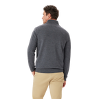 R.M.Williams Mens Ernest Merino 1/4 Zip Knit (KZ200WQ16) Grey Marle