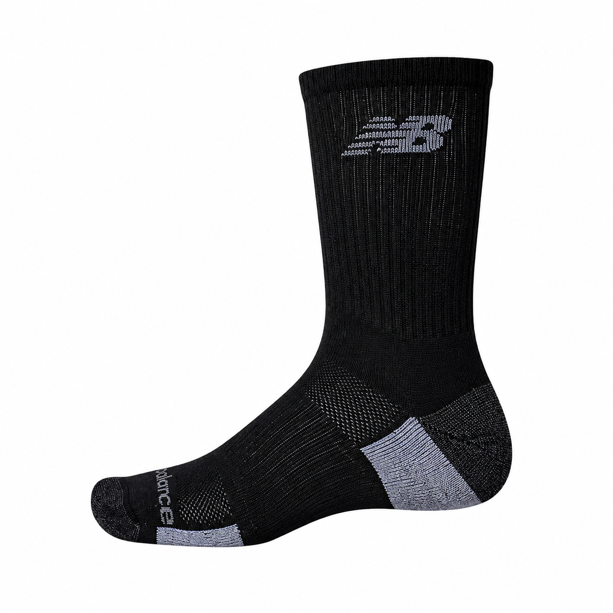 New Balance Mens Performance Cushioned Crew Socks (LAS51351) Black | Gift with Purchase