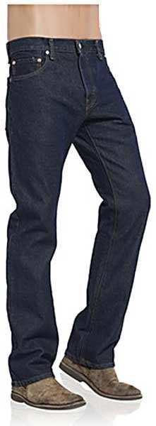 Levi's Mens 517 Heritage Bootcut Jeans (00517-0216) Rinse 32X36