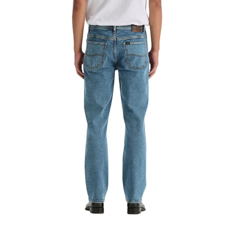 Lee Originals Mens L101 Straight Jeans (L/067105/481) Blue Stone Back