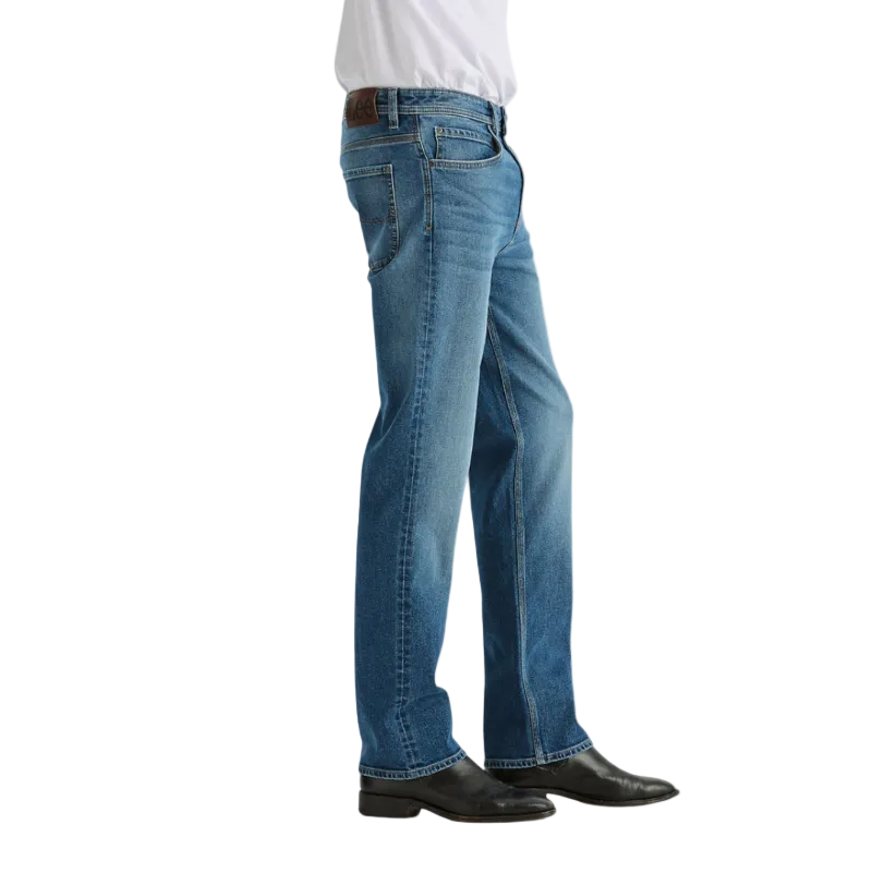 Lee Originals Mens L101 Straight Jeans (L/067113/F72) Dusted Indigo [SD]