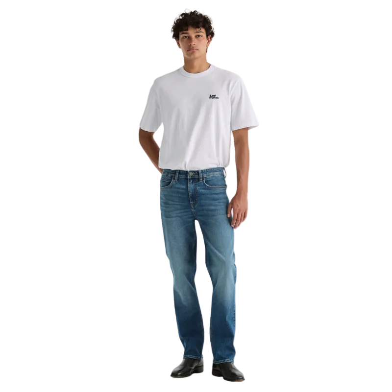 Lee Originals Mens L101 Straight Jeans (L/067113/F72) Dusted Indigo [SD]