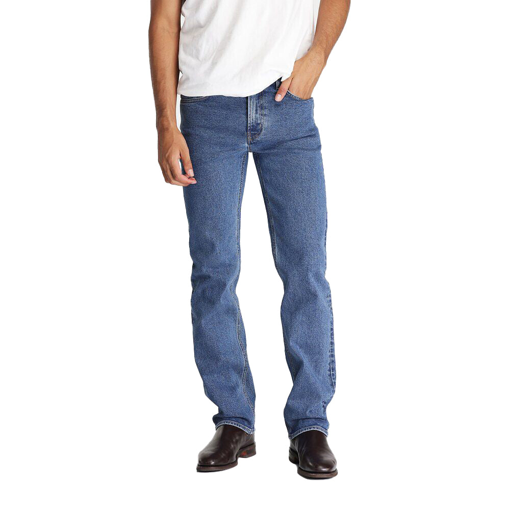 Lee Riders Mens Straight Stretch Jeans (R058023) Stonewash [SD ...