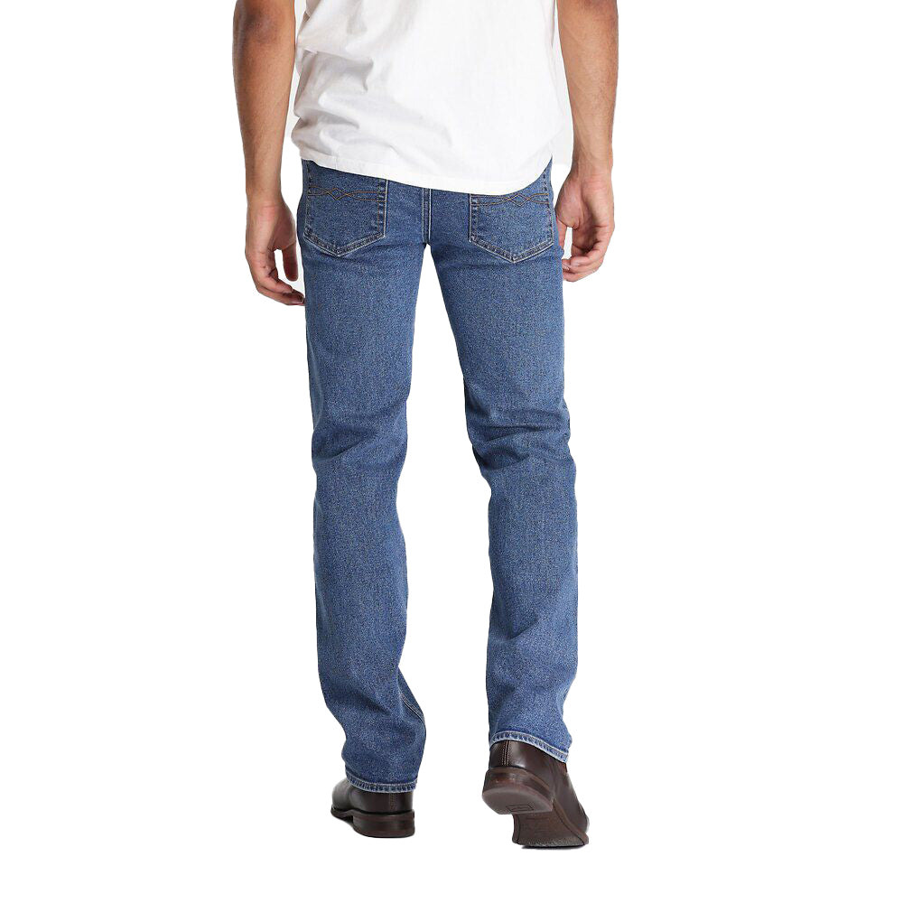 Lee Riders Mens Straight Stretch Jeans (R058023) Stonewash [SD]