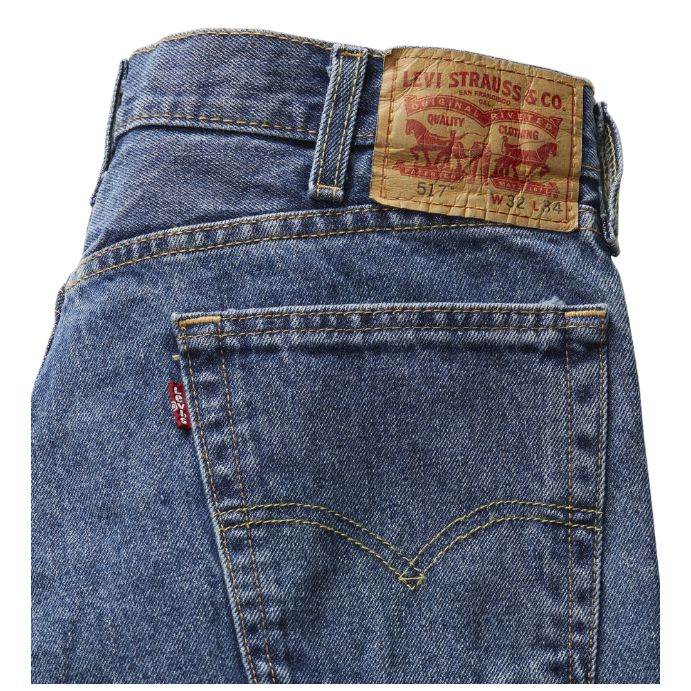 Levi's Mens 517 Bootcut Jeans (00517-4891) Medium Stonewash