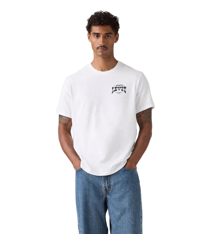 Levi's Mens Graphic S/S Tee (16143-2384) Archival Cowboy 1 White