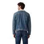 Levi's Mens Type 3 Sherpa Trucker Denim Jacket (16365-0292) In The Morning