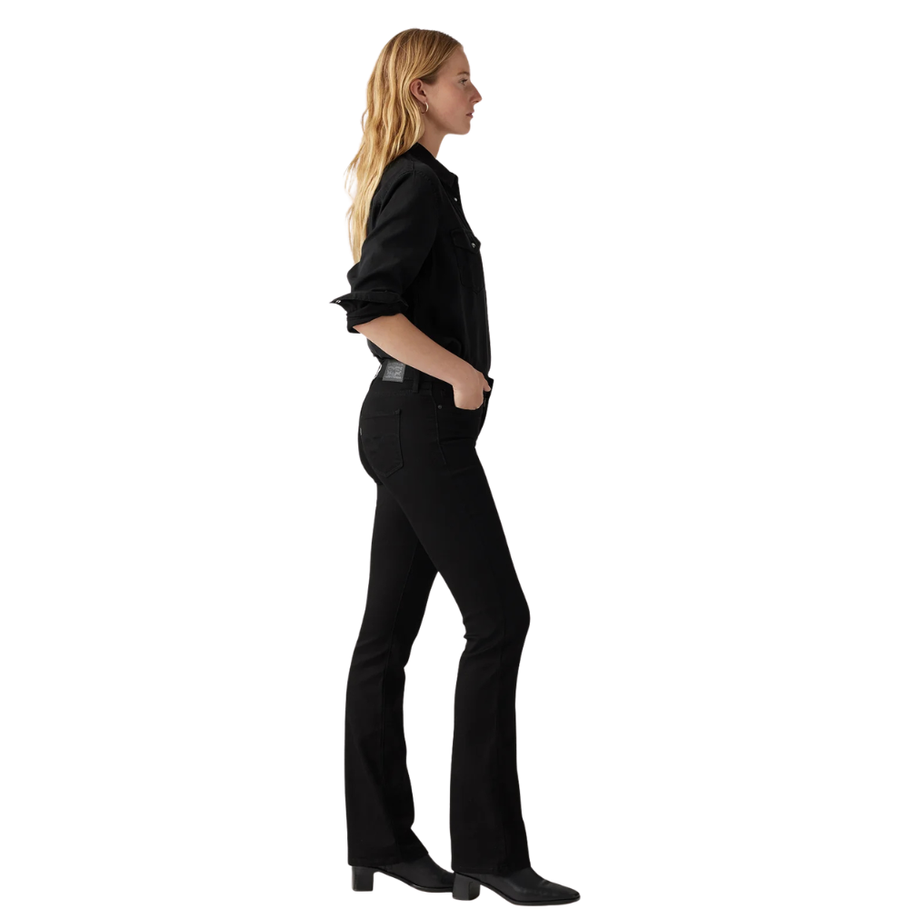 Levi's Womens 315 Shaping Bootcut Jeans (19632-0000) Soft Black