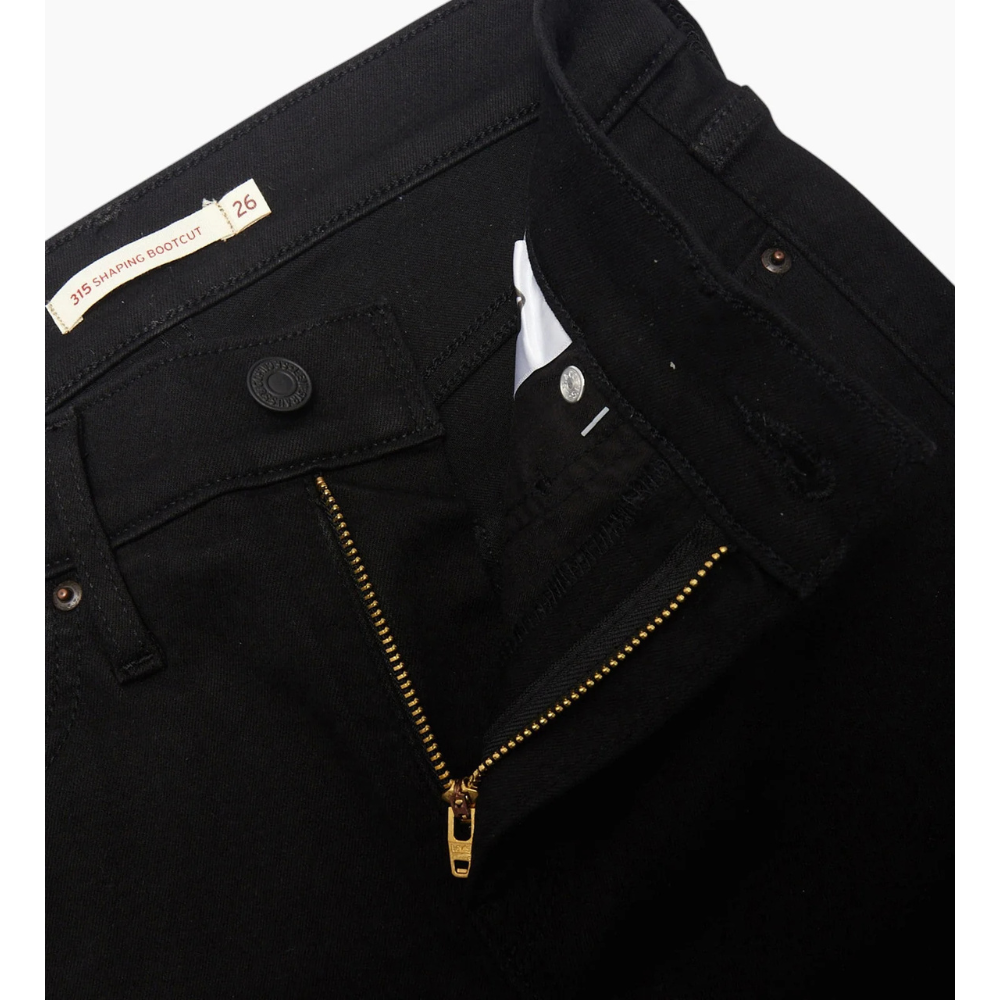Levi's Womens 315 Shaping Bootcut Jeans (19632-0000) Soft Black