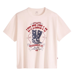 Levi's Womens Graphic S/S Tee (005OY-0027) Poster Daisy Boots Crystal Pink