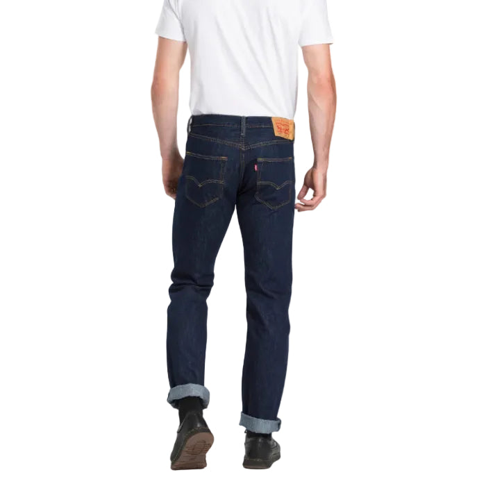 Levi's Mens 501 Original Straight Fit Jeans (00501-0115) Rinse