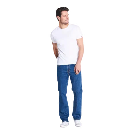 Levi's Mens 516 Slim Fit Straight Jeans (50516-0025) Dark Stonewash Stretch