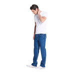 Levi's Mens 516 Slim Fit Straight Jeans (50516-0025) Dark Stonewash Stretch