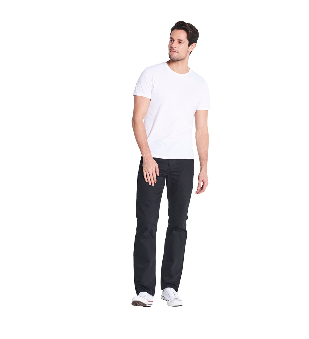 Levi's Mens 516 Straight Fit Jeans (50516-0019) Black Rinse 