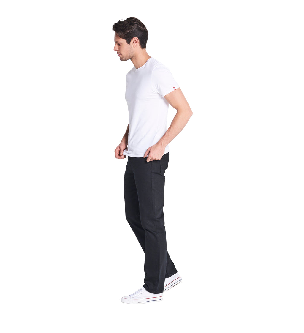 Levi's Mens 516 Straight Fit Jeans (50516-0019) Black Rinse 