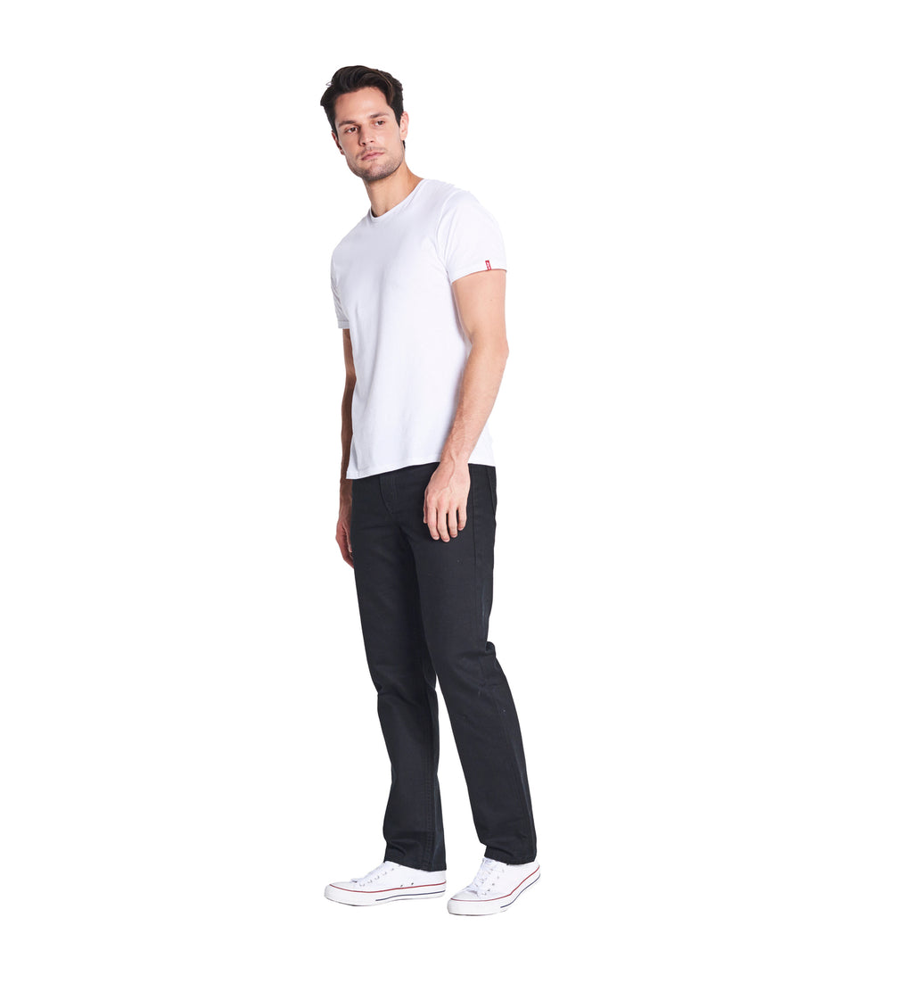 Levi's Mens 516 Straight Fit Jeans (50516-0019) Black Rinse 