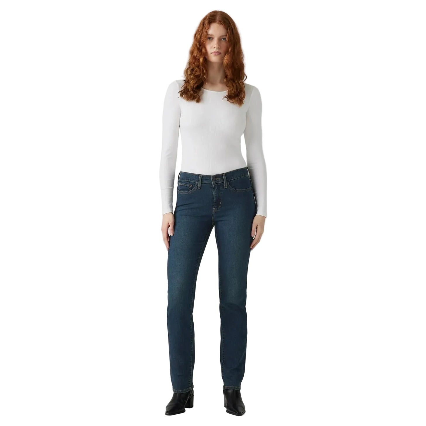 Levi's Womens 314 Shaping Straight Jeans (19631-0280) Eternal Indigo Dark Tint