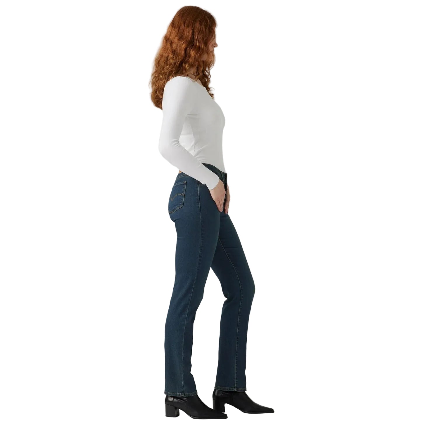 Levi's Womens 314 Shaping Straight Jeans (19631-0280) Eternal Indigo Dark Tint