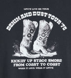 Levi's Womens Denim and Dust Boots S/S Graphic Tee (005GV-0084) Anthracite