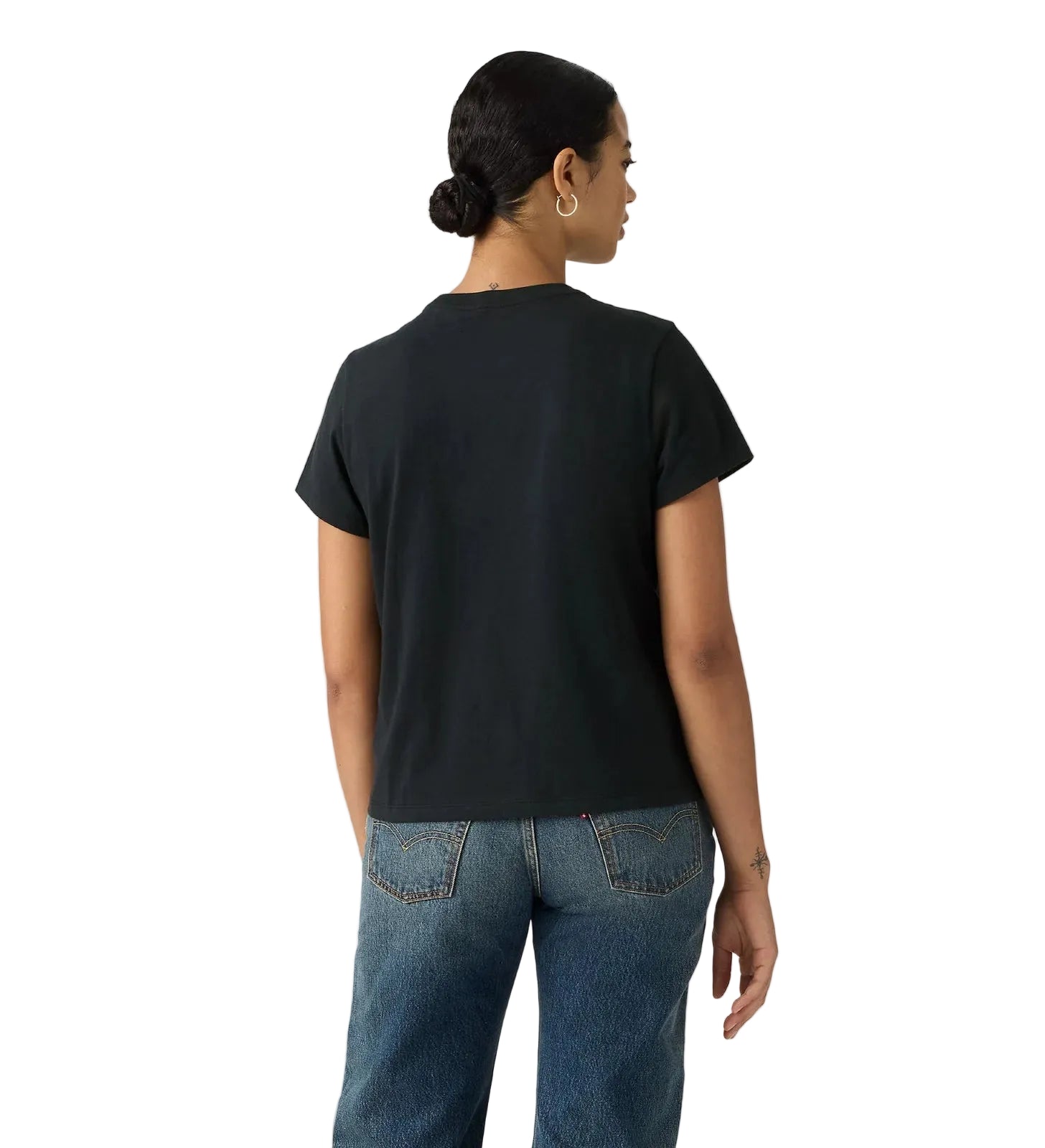 Levi's Womens Denim and Dust Boots S/S Graphic Tee (005GV-0084) Anthracite