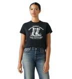 Levi's Womens Denim and Dust Boots S/S Graphic Tee (005GV-0084) Anthracite