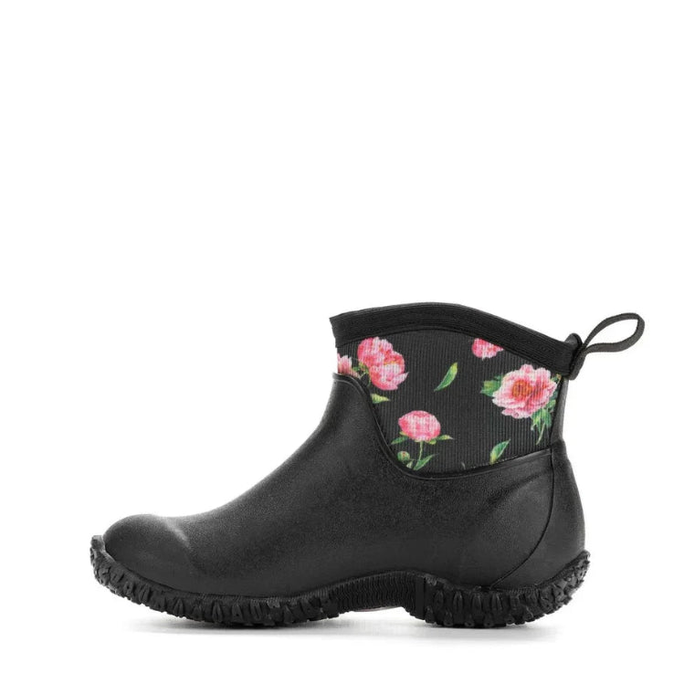 Muck Boots Womens Muckster II Ankle Boots (MM2AW1ROS) Black/Roses