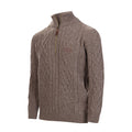MKM Mens Highland 1/2 Zip Sweater (MS1810) Earth