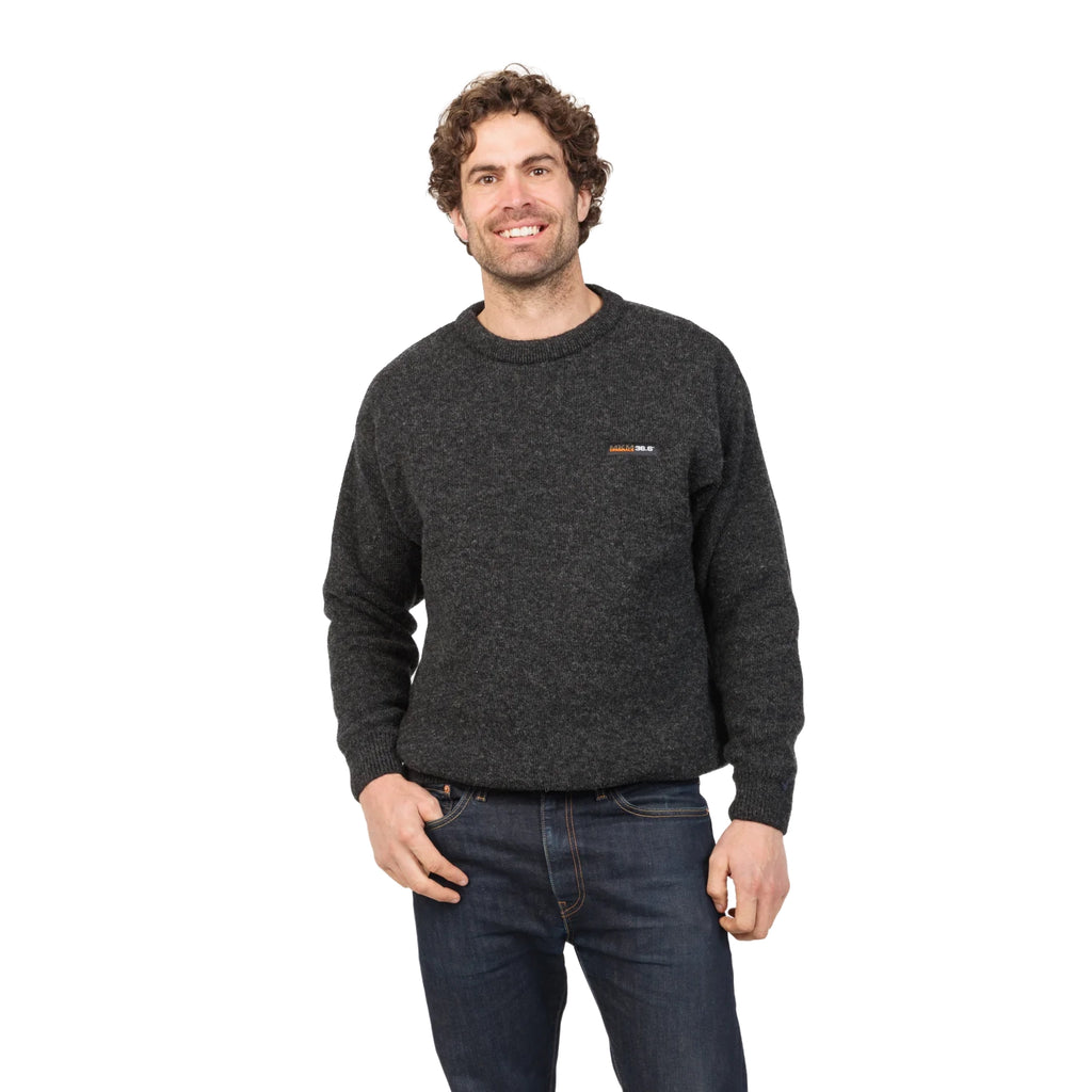 MKM Mens Tasman Crew Sweater (MS1805) Coal