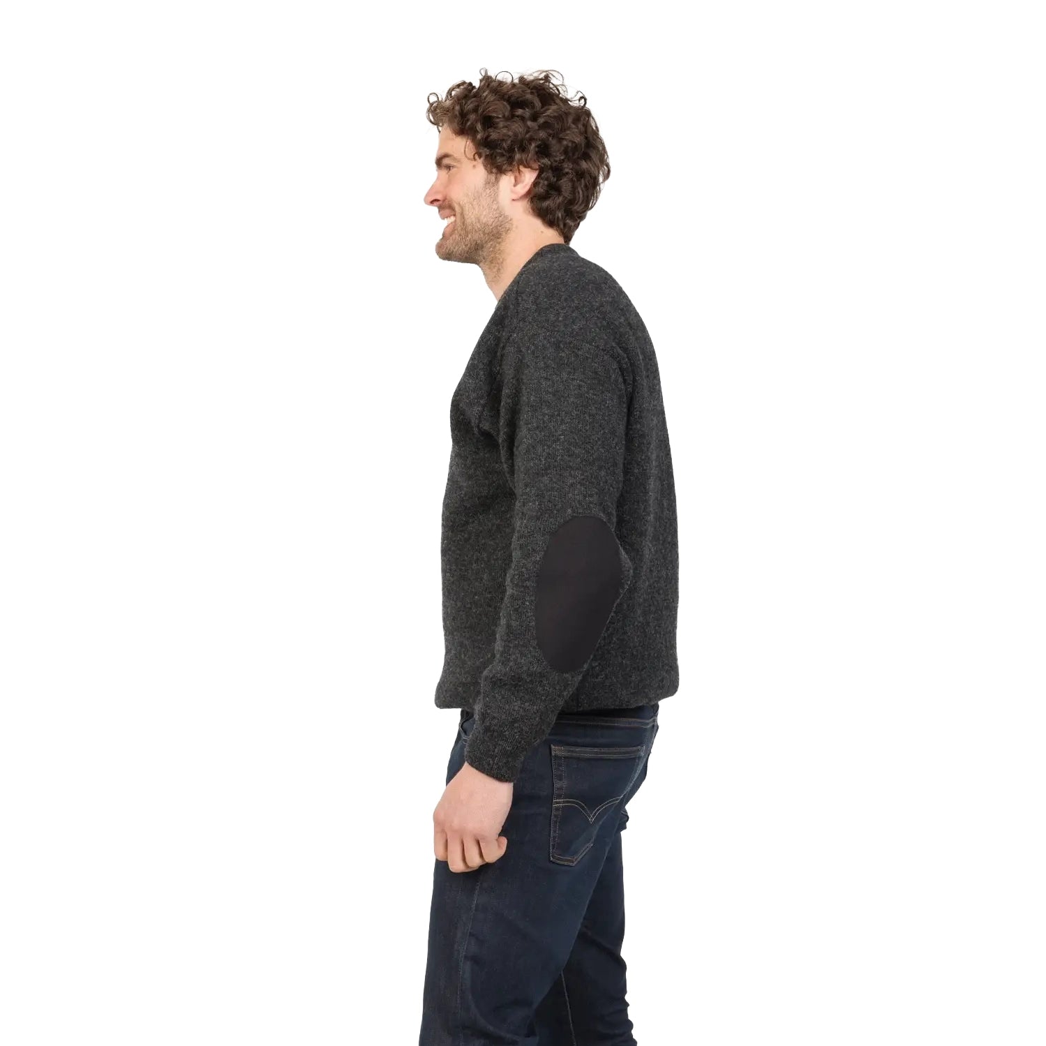 MKM Mens Tasman Crew Sweater (MS1805) Coal