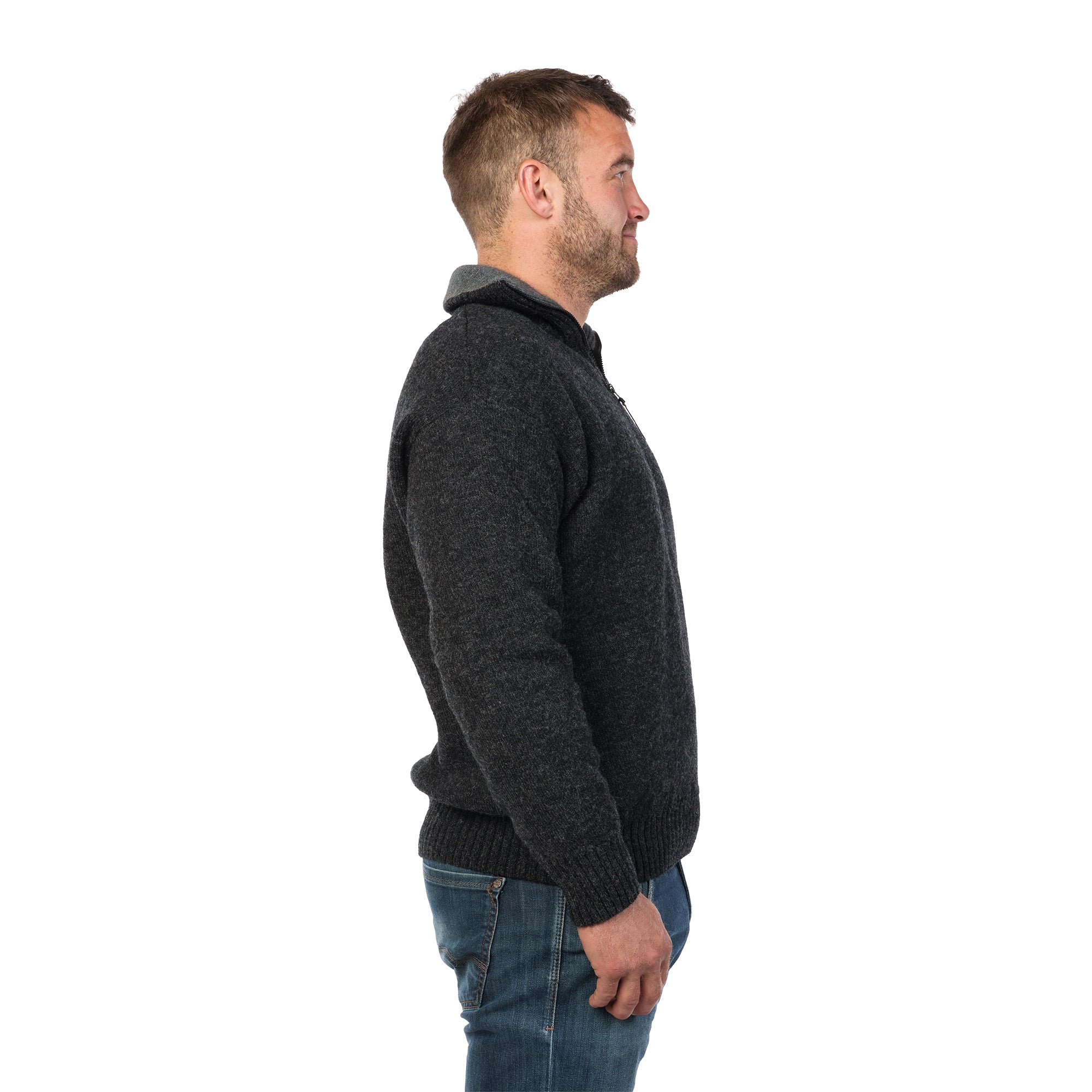 MKM Mens Tasman Sweater (MS1645) Coal