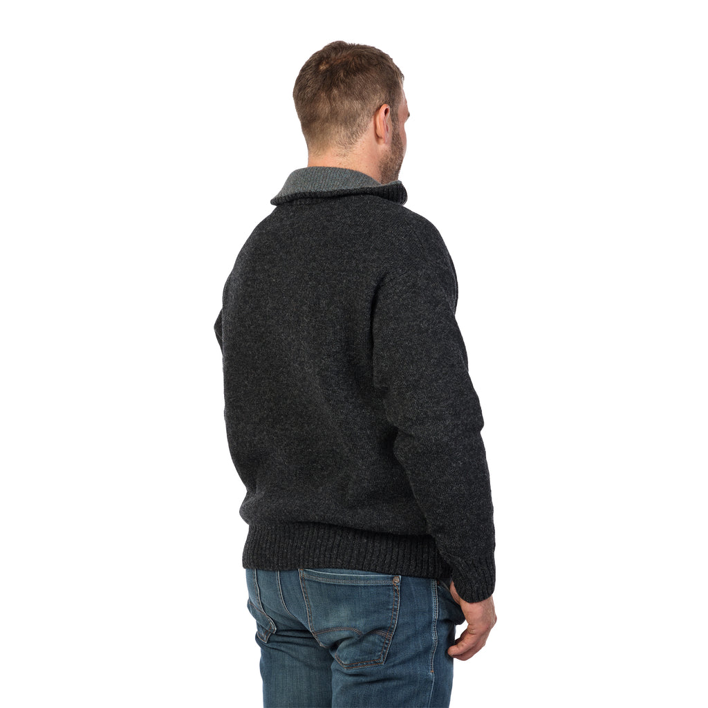 MKM Mens Tasman Sweater (MS1645) Coal