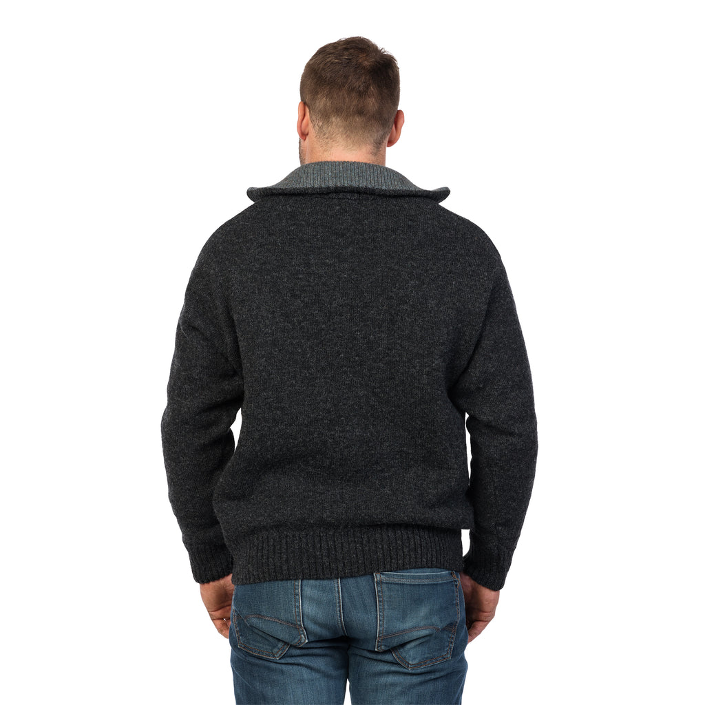 MKM Mens Tasman Sweater (MS1645) Coal