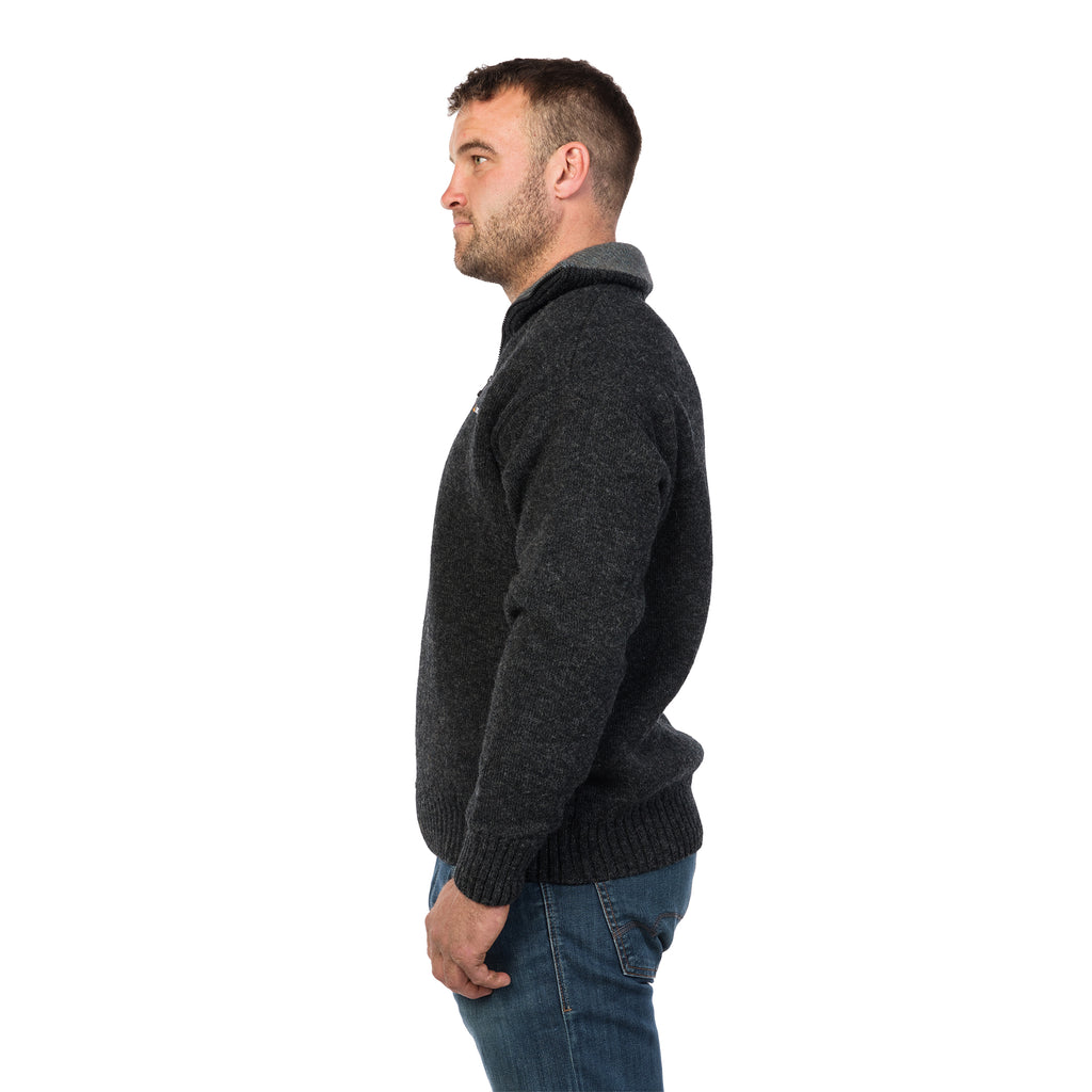 MKM Mens Tasman Sweater (MS1645) Coal