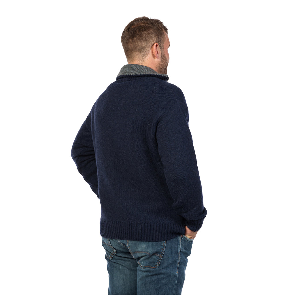 MKM Mens Tasman Sweater (MS1645) Navy