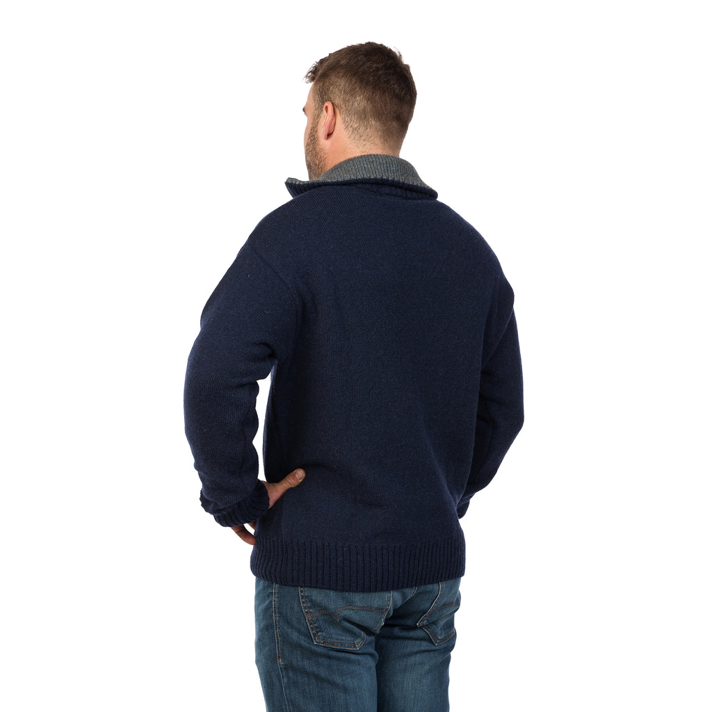 MKM Mens Tasman Sweater (MS1645) Navy