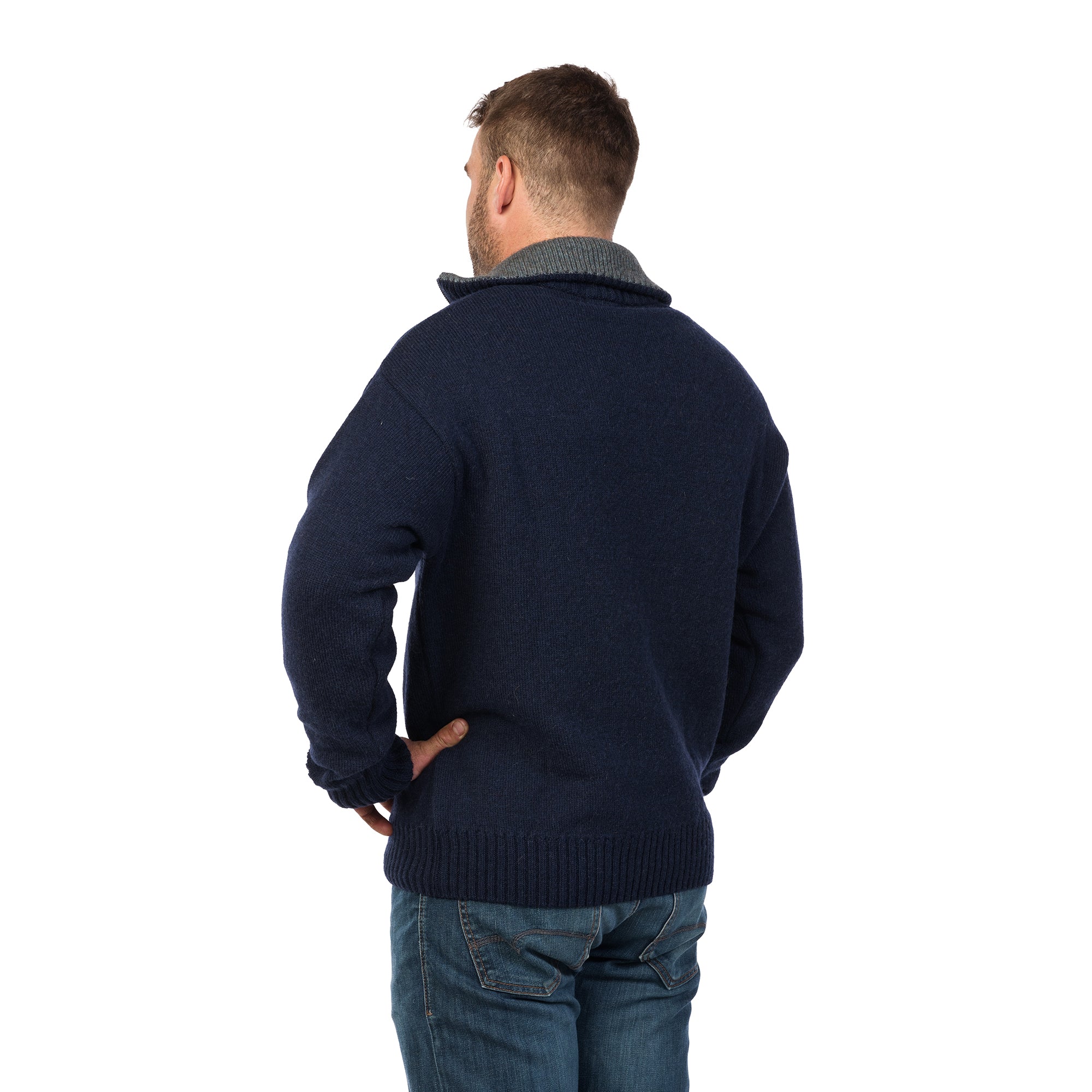 MKM Mens Tasman Sweater (MS1645) Navy