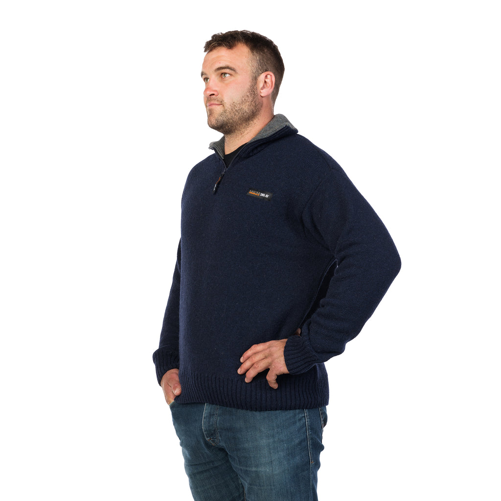 MKM Mens Tasman Sweater (MS1645) Navy