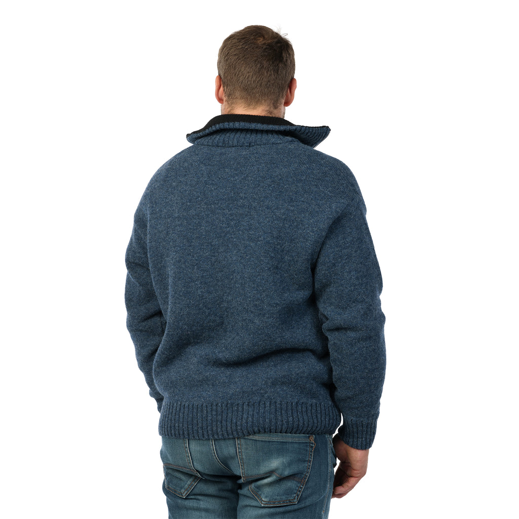 MKM Mens The Tasman Sweater (MS1645) Flint