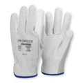 Mack Frontier Leather Suede Swaggy Gloves (FRRIGSWAGBR) White