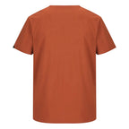 Mack Mens Classic Cotton Crew Neck S/S Tee (MKSSTE001R6R) Intense Rust