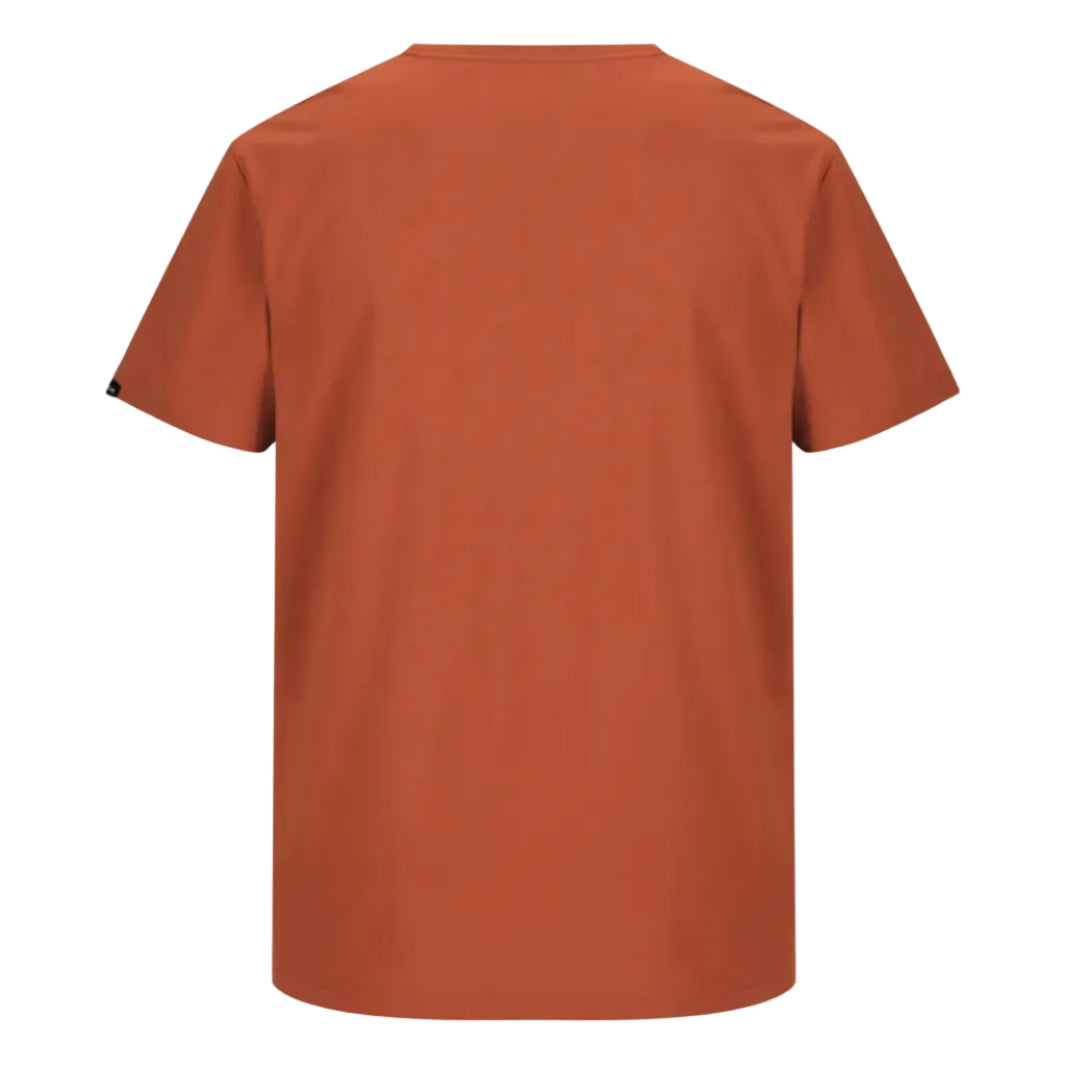 Mack Mens Classic Cotton Crew Neck S/S Tee (MKSSTE001R6R) Intense Rust