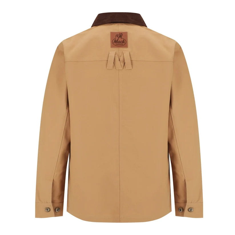 Mack Men's Cotton Canvas Chore Coat (MKJW26008) Tan Back