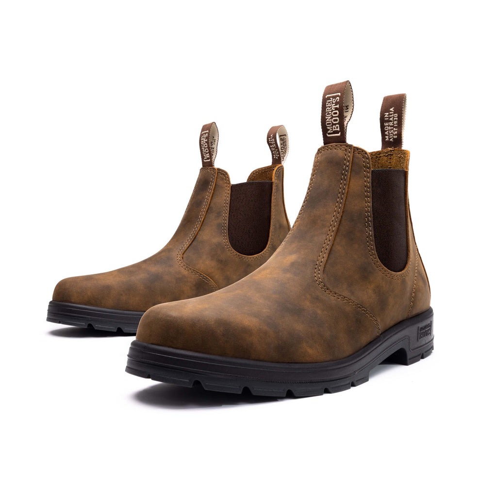 Mongrel Unisex K9 Elastic Sided Boots (K91075) Cloudy Brown