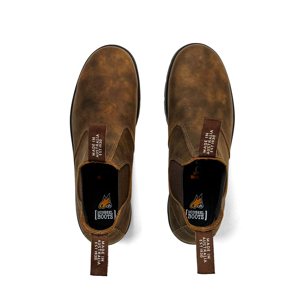 Mongrel Unisex K9 Elastic Sided Boots (K91075) Cloudy Brown