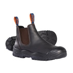 Mongrel Premium Elastic Sided Safety Boots (545030) Claret Oil Kip
