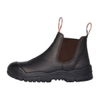 Mongrel Premium Elastic Sided Safety Boots (545030) Claret Oil Kip