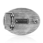 Montana Silversmiths  Attitude Buckle (A1066P) Buffalo