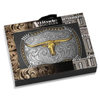 Montana Silversmiths  Attitude Buckle (A1072P) Longhorn
